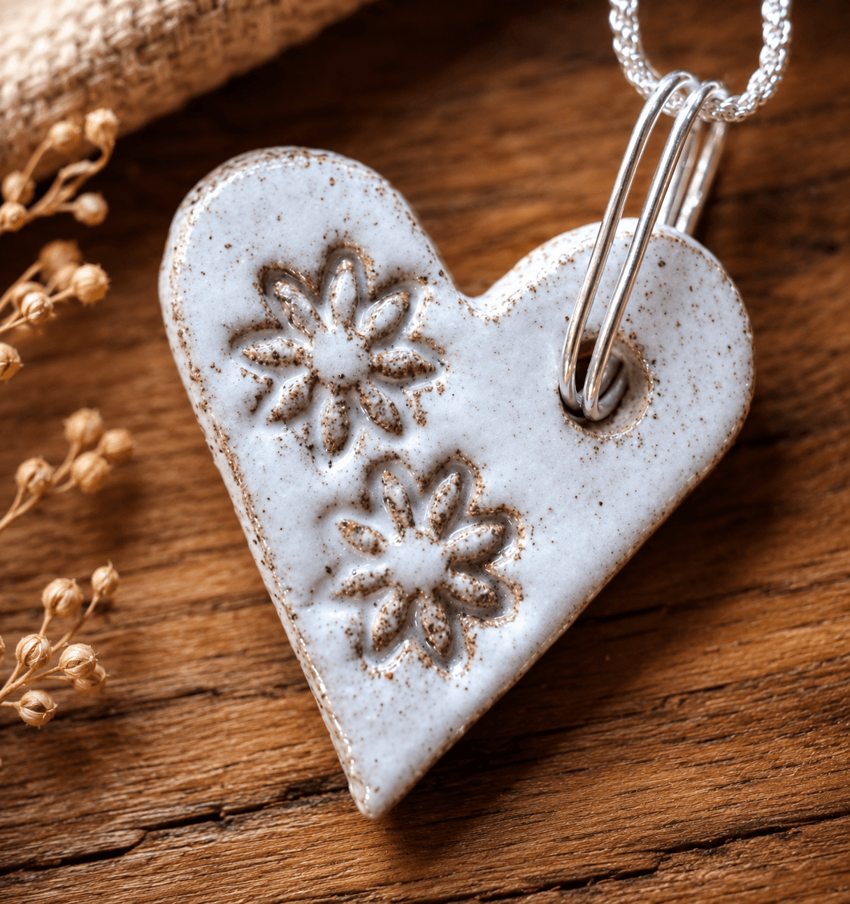 Dije Corazón Blanco
